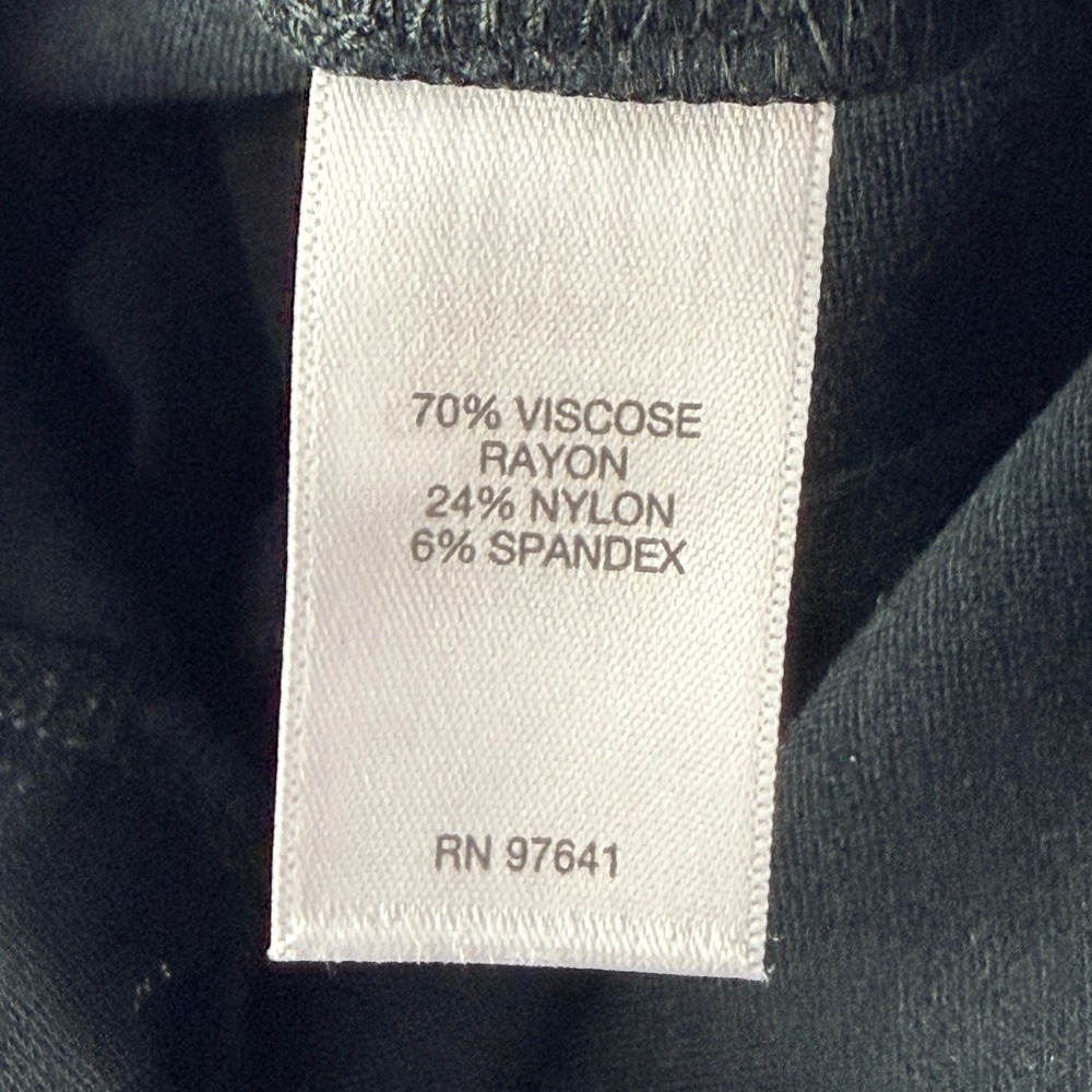 J. Jill Ponte Leggings Womens Medium Black Front Seam Stretch New - Picture 9 of 9